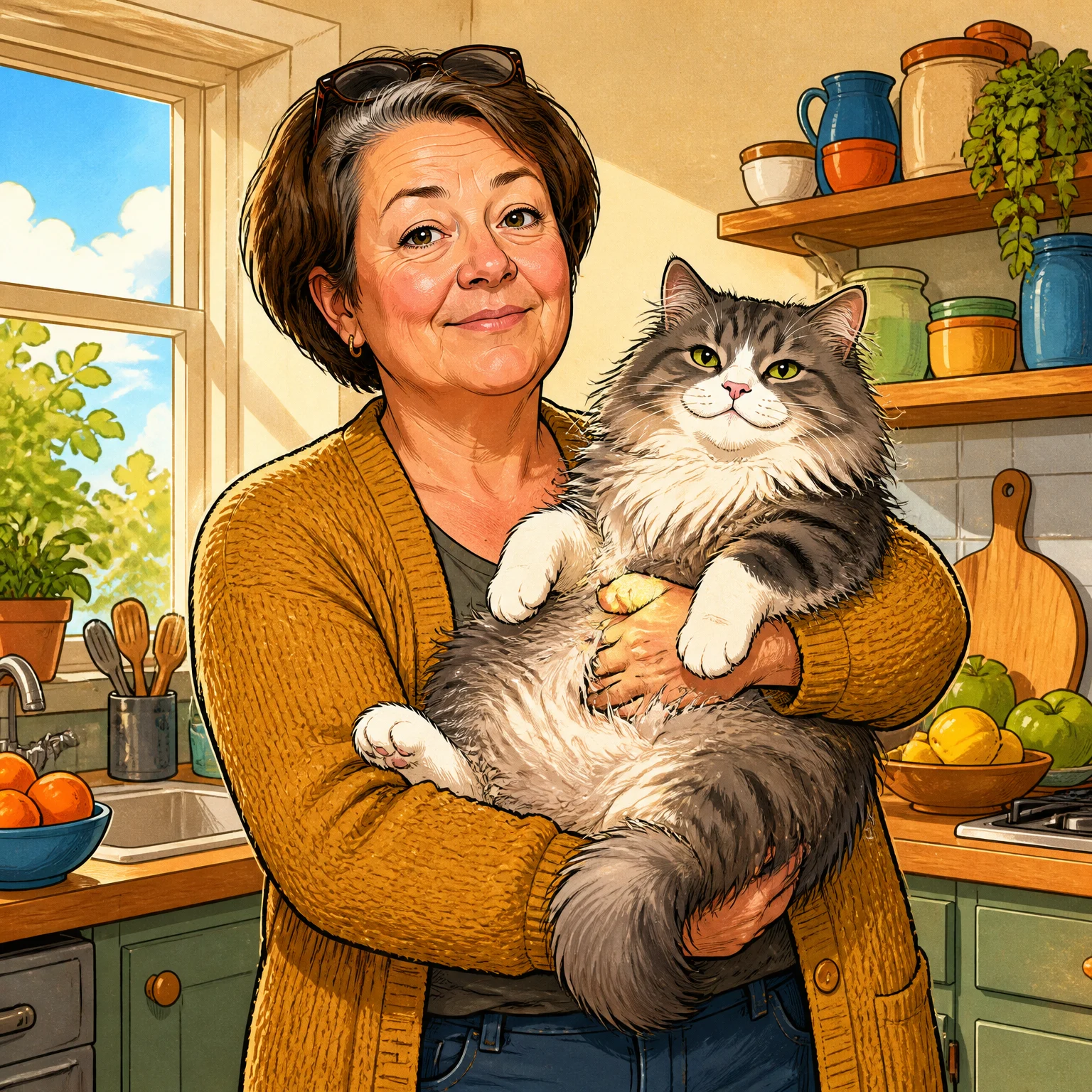 Die Muschi von euer Kind - Cover eines personalisierten Kinderbuchs