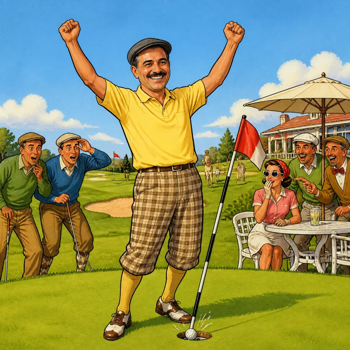 your child's Hole in One: A Golfer's Guide - personalized children’s book cover