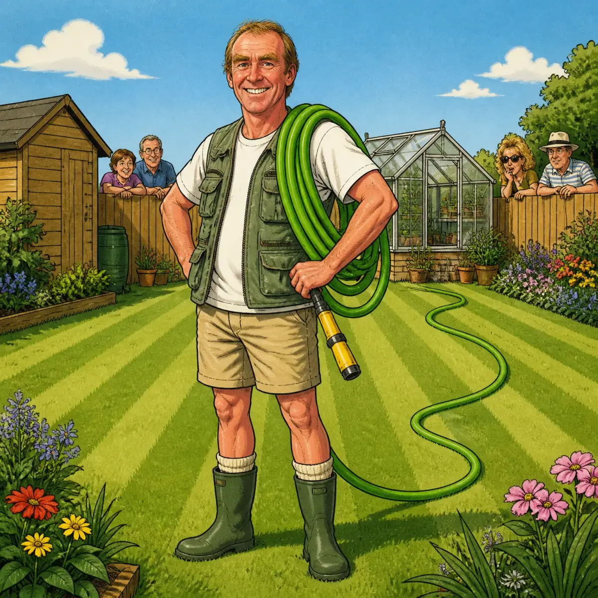 your child's Hose: A Gardener's Handbook - personalized children’s book cover
