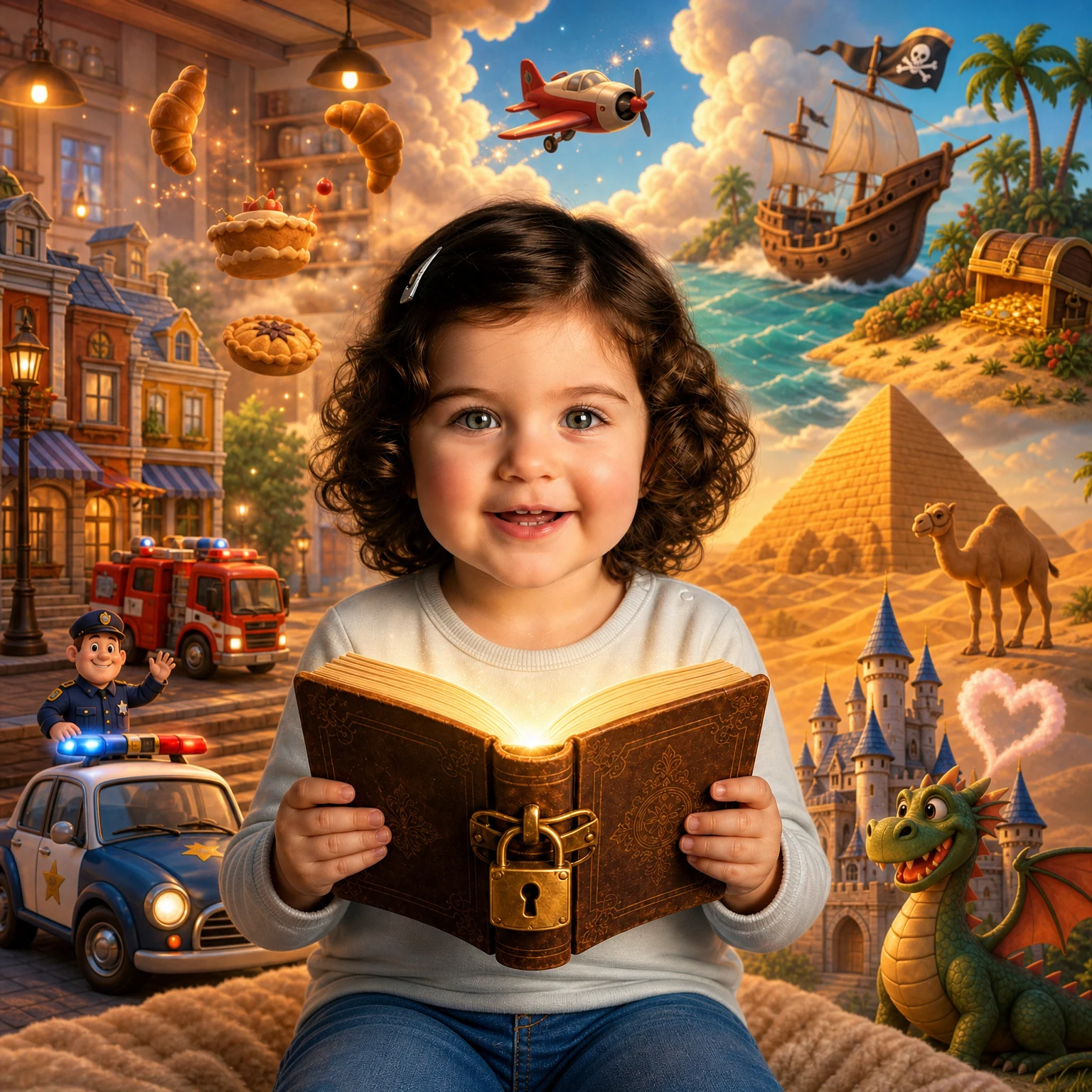 ספר הקסמים – כריכת ספר ילדים אישי