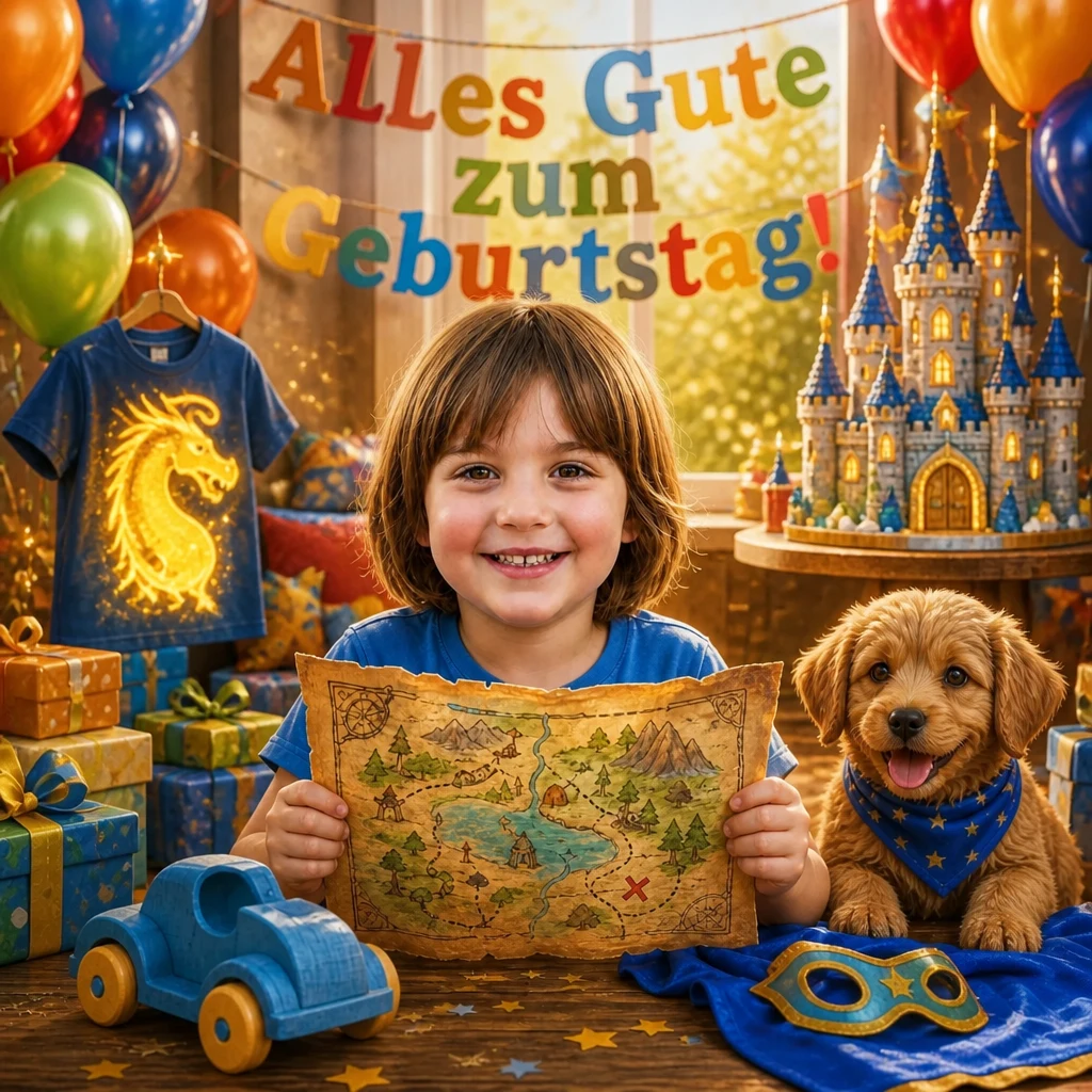 Heute ist Geburtstag! - Cover eines personalisierten Kinderbuchs