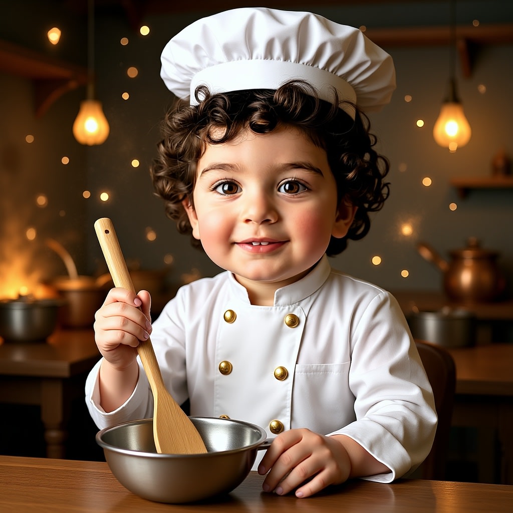 Le Petit Chef - couverture de livre pour enfant personnalisé