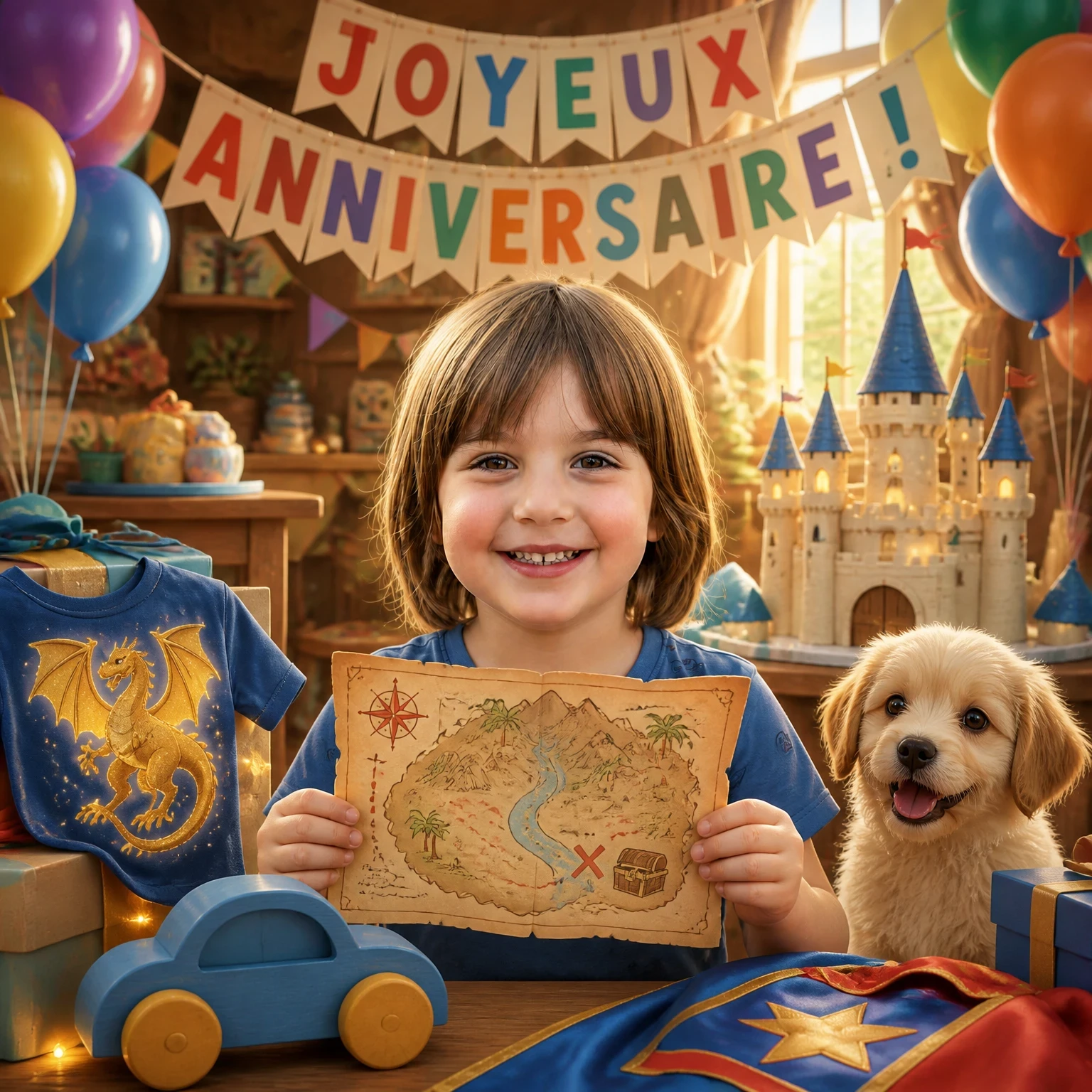 C'est mon anniversaire - couverture de livre pour enfant personnalisé
